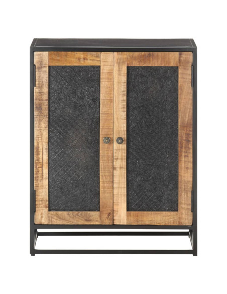 Credenza 60x35x75 cm in Legno Massello di Mango