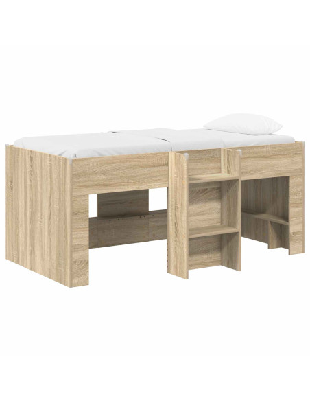 Letto Alto per Bambini 2 pcs Sonoma 163 x 101,1 x 68,5 cm