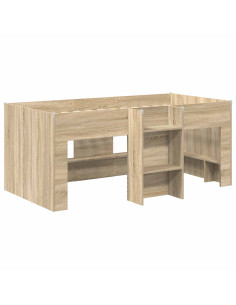 Letto Alto per Bambini 2 pcs Sonoma 163 x 101,1 x 68,5 cm 2