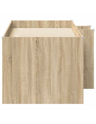 Letto Alto per Bambini 2 pcs Sonoma 163 x 101,1 x 68,5 cm