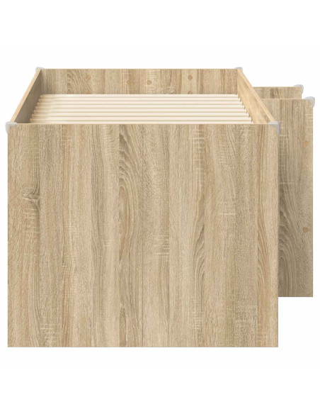 Letto Alto per Bambini 2 pcs Sonoma 163 x 101,1 x 68,5 cm