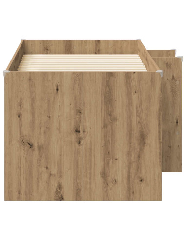 Letto Alto per Bambini 2 pcs Rovere Artigianale