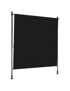 Tenda a Rullo Esterna Nero 200 x 270 cm