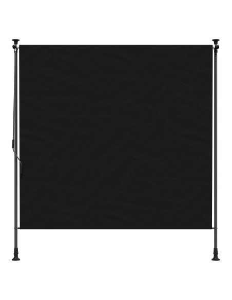 Tenda a Rullo Esterna Nero 100 x 270 cm
