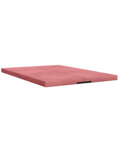 Divano Letto Pieghevole 140 x 67 x 45 cm Rosa 2