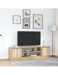 Mobile Porta TV Rovere Sonoma 188,5x41x50 cm in Truciolato