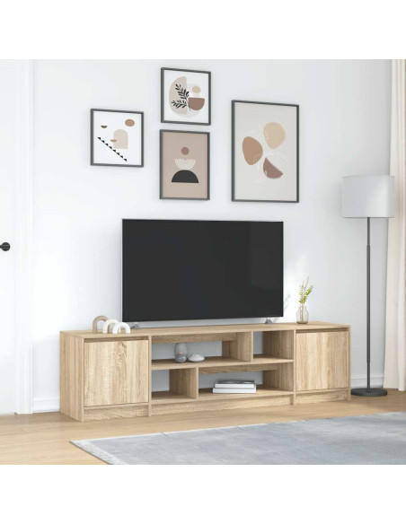 Mobile Porta TV Rovere Sonoma 188,5x41x50 cm in Truciolato