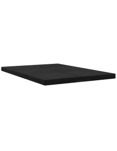 Divano Letto Pieghevole 140 x 67 x 45 cm Nero 2