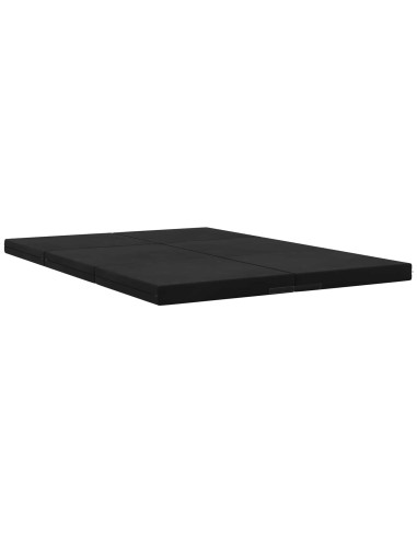 Divano Letto Pieghevole 140 x 67 x 45 cm Nero