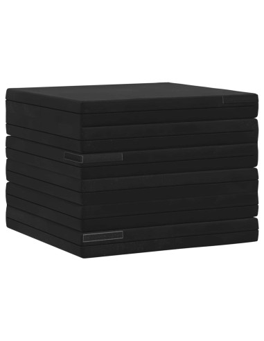 Divano Letto Pieghevole 140 x 67 x 45 cm Nero