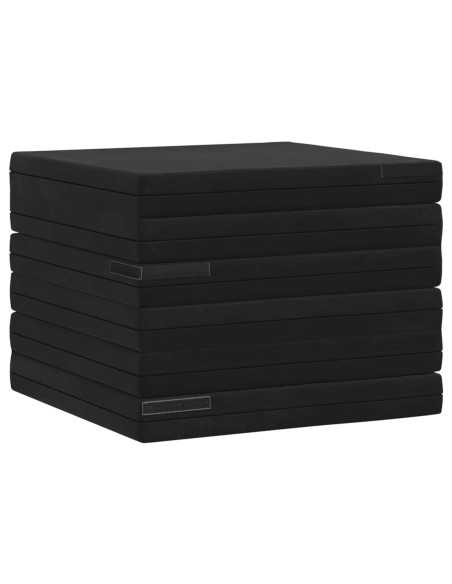Divano Letto Pieghevole 140 x 67 x 45 cm Nero