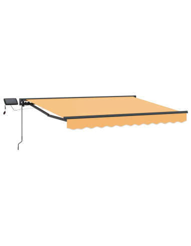 Cornice per Tenda Manuale con LED Sabbia 2,5 x 2 m