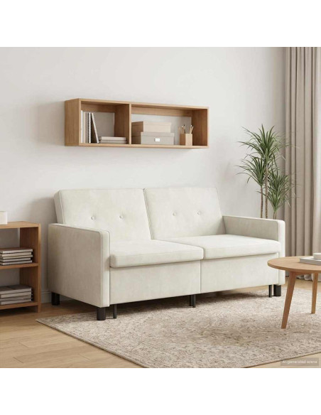 Divano letto Crema Tessuto