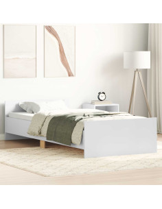Struttura letto con testata Bianco 80 x 200 cm