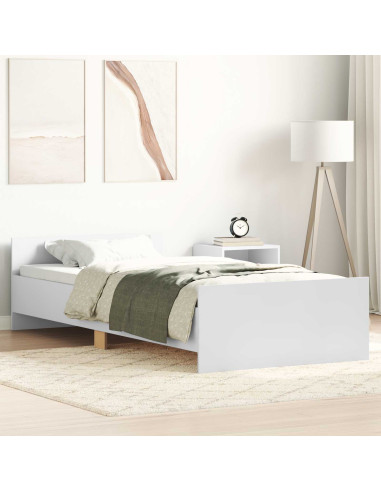 Struttura letto con testata Bianco 80 x 200 cm