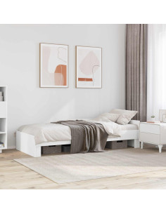 Struttura letto con testata Bianco 80 x 200 cm