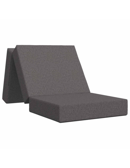 Divano Letto Pieghevole 90 x 63 x 45 cm Grigio Chiaro