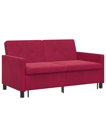 Divano letto Rosso Vino Tessuto