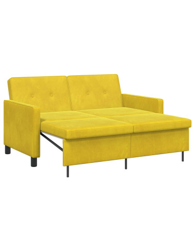 Divano letto Giallo Tessuto