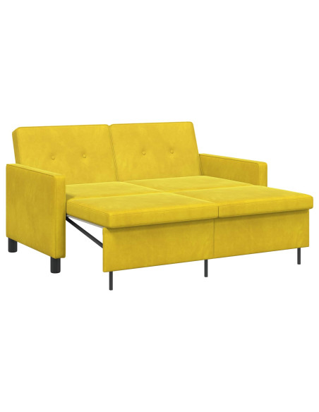 Divano letto Giallo Tessuto