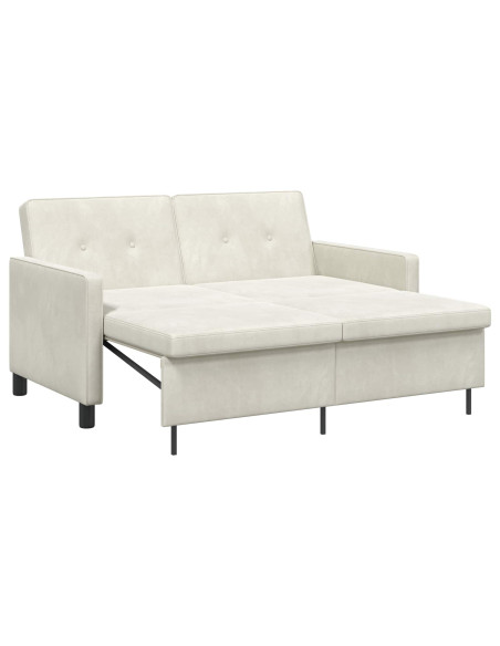 Divano letto Crema Tessuto