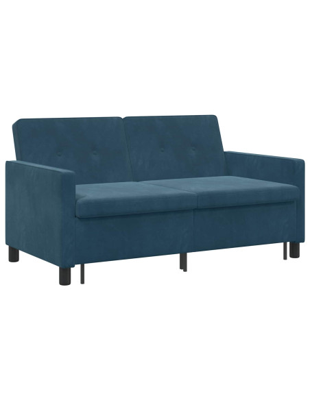 Divano letto Blu Tessuto