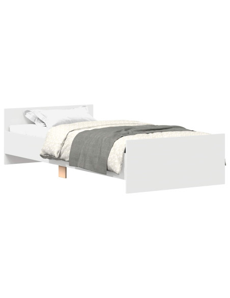 Struttura letto con testata Bianco 80 x 200 cm