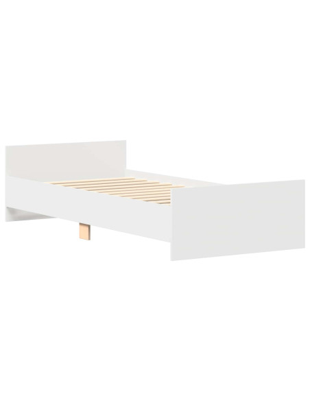 Struttura letto con testata Bianco 80 x 200 cm