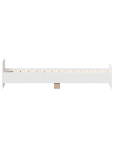 Struttura letto con testata Bianco 80 x 200 cm