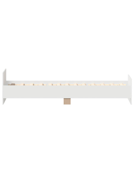 Struttura letto con testata Bianco 80 x 200 cm