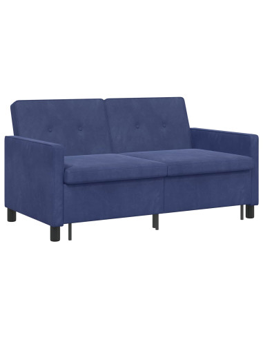 Divano letto Blu Polizia Tessuto
