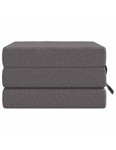 Divano Letto Pieghevole 75 x 63 x 45 cm Grigio Chiaro