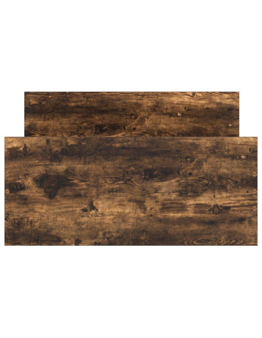 Struttura letto con testata Rovere Fumo 80 x 200 cm