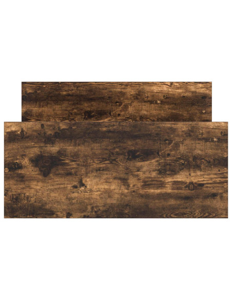 Struttura letto con testata Rovere Fumo 80 x 200 cm