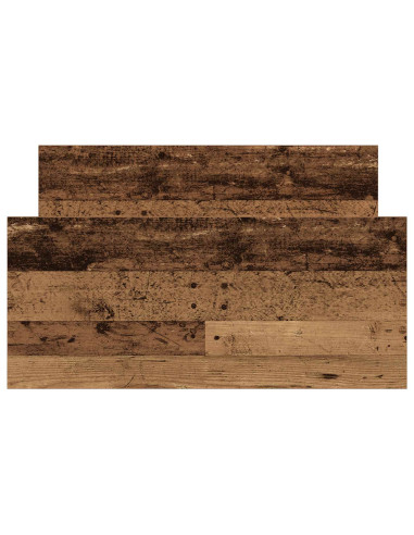 Struttura letto con testata Legno antico 80 x 200 cm