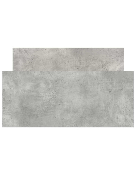 Struttura letto con testata Grigio Cemento 80 x 200 cm