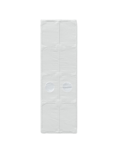 Letto con Tunnel 4 pcs Bianco Legno ingegnerizzato