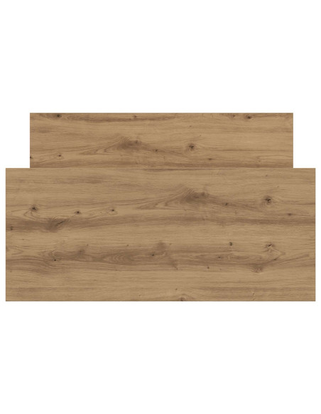 Struttura letto con testata Rovere Artigianale 80 x 200 cm