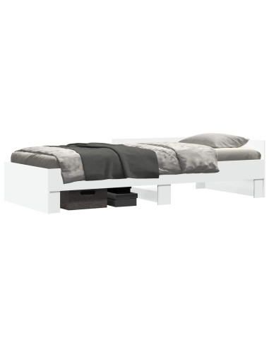 Struttura letto con testata Bianco 80 x 200 cm