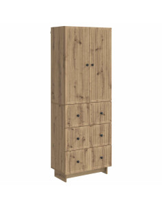 Set di armadi 2 pcs 66 x 34,5 x 90 cm Legno ingegnerizzato