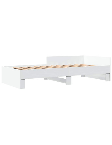 Struttura letto con testata Bianco 80 x 200 cm