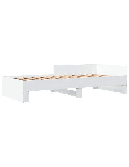 Struttura letto con testata Bianco 80 x 200 cm