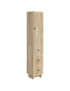 Set di armadi 2 pcs 33 x 34,5 x 90 cm Legno ingegnerizzato