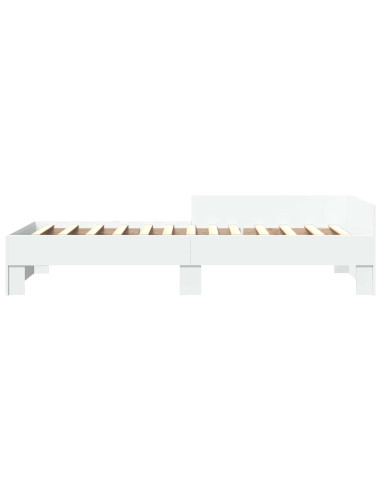 Struttura letto con testata Bianco 80 x 200 cm