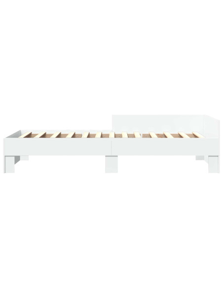 Struttura letto con testata Bianco 80 x 200 cm