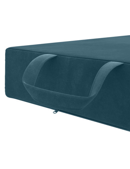 Divano Letto Pieghevole 75 x 63 x 45 cm Blu