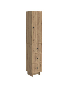 Set di armadi 2 pcs 33 x 34,5 x 90 cm Legno ingegnerizzato