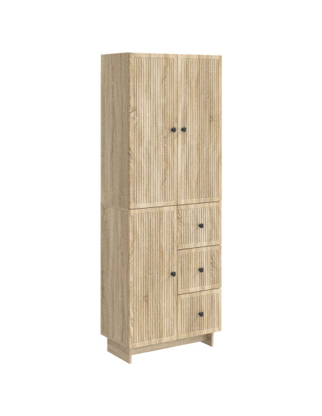 Set di armadi 2 pcs 66 x 34,5 x 90 cm Legno ingegnerizzato