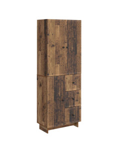 Set di armadi 2 pcs 66 x 34,5 x 90 cm Legno ingegnerizzato