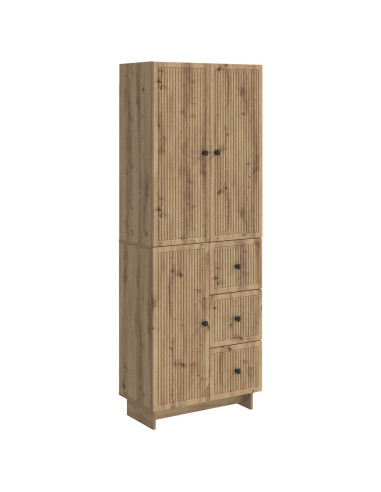 Set di armadi 2 pcs 66 x 34,5 x 90 cm Legno ingegnerizzato